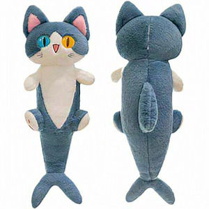 Cartoon Soft‎ Stuffed Shark cat Pillow Long Throw Sleeping Pillow